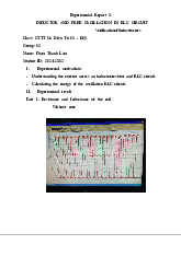 áo cáo thí nghiệm 3: động lực và dao động tự do trong mạch rlc môn Vật lý đại cương 2  | Học viện Công Nghệ Bưu Chính Viễn Thông