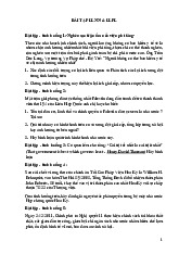 Bài tập - tình huống lý thuyết Nhà nước và pháp luật | Trường Đại học Kinh Tế - Luật