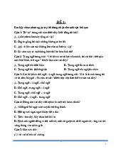 TOP 3 đề trắc nghiệm ôn thi vào lớp 6 môn Tiếng Việt năm học 2024 - 2025