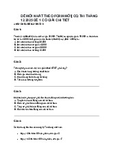 ĐỂ MỚI NHẤT THEO FORM MỚI] CQ THI THÁNG 12