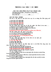 Đề cương môn Triết học Mac- Lênin - Trường Đại học Văn Hiến.