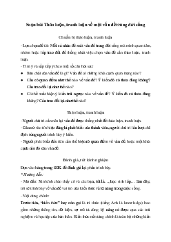 Soạn bài Thảo luận về một vấn đề trong đời sống Kết nối tri thức