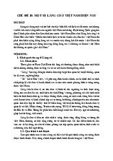 Chuyên đề Làng cổ Việt Nam: Khám phá và bảo tồn đặc sắc văn hóa môn Di sản văn hóa Việt Nam | Đại học Sư phạm Hà Nội