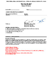 FINAL EXAMINATION môn Principle of Management | Trường Đại học Quốc tế, Đại học Quốc gia Thành phố Hồ Chí Minh