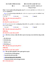 Đề thi thử tốt nghiệp THPT 2025 môn Giáo dục Kinh tế và Pháp luật bám sát đề minh họa - Đề 33