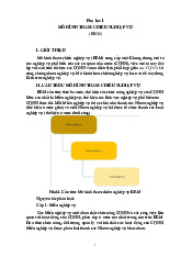 Mô hình tham chiếu nghiệp vụ - Môn Kinh tế vĩ mô - Đại Học Kinh Tế - Đại học Đà Nẵng