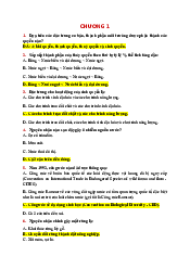 Trắc nghiệm Chương 1 - Môi trường đại cương | Trường Đại học Khoa học Tự nhiên, Đại học Quốc gia HCM