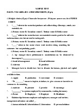 Đề cương ôn tập môn Business English | Trường Đại học Khoa học Xã hội và Nhân văn