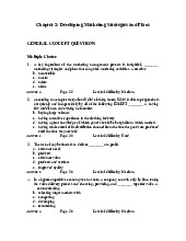 Chapter 2 Developing Marketing Strategie | Môn Marketing strategy - Trường Đại học Quốc tế, Đại học Quốc gia Thành phố Hồ Chí Minh