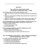 Đối tượng nghiên cứu môn học giáo dục quốc phòng, an ninh