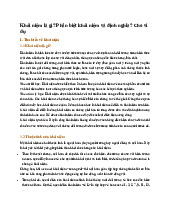 Khái niệm là gì? Phân biệt khái niệm và định nghĩa? Cho ví dụ - Ngữ văn 6