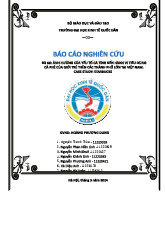 Ảnh hưởng của yếu tố cá tính đến hành vi tiêu dùng cà phê của giới trẻ trên các thành phố lớn tại Việt Nam: Trường hợp STARBUCKS | Môn Hành vi người tiêu dùng - Đại học Kinh Tế Quốc Dân