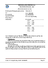 Bài Thi Phương Pháp Nghiên Cứu Khoa Học - Đề 29 | Trường Đại học Thương Mại