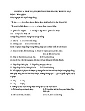 Bài tập thực hành Chương 4: Pháp luật hợp đồng kinh doanh, thương mại môn Pháp luật kinh tế | Trường Đại học Thủy Lợi