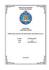 Beyond the Physical: The Critical Need for Mental Health Awareness | Discussion authentic english