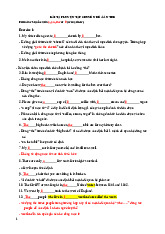 Bài Tập Luyện Tập Chuyên Đề A An The | Tiếng Anh 10