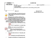 Đề thi môn LSĐ. Trường Đại học Nguyễn Tất Thành