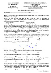 Đề chọn học sinh giỏi Toán 12 năm 2024 – 2025 liên trường THPT – Bắc Ninh
