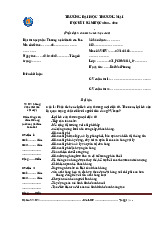 Bài Thi Cuối Kỳ Thương Mại Điện Tử Căn Bản - HK I 2023-2024 - mã đề 20 | Trường Đại học Thương Mại