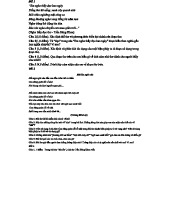 Đề luyện bài thơ - Phân tích và cảm nhận (Đề 1, 2, 3)