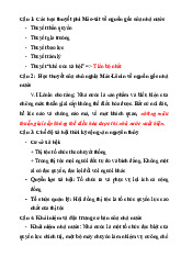 Ôn tập kiến thức Pháp luật Đại cương 1: Nguồn gốc và Chức năng Nhà nước | Pháp Luật Đại Cương | Trường Đại học Hà Nội