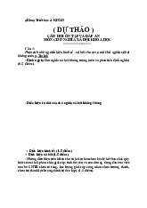 Câu hỏi ôn tập và đáp án môn Chủ nghĩa xã hội và khoa học  | Trường đại học kinh doanh và công nghệ Hà Nội