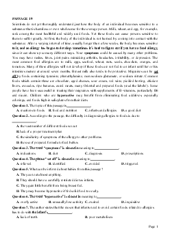 PASSAGE 19_Theme 3. Science and Technology (Khoa học và Công nghệ)