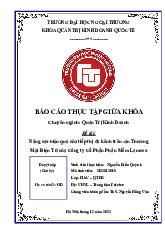 Nâng Cao Hiệu Quả Tiếp Thị Đa Kênh - Thực Tập Giữa Khóa F16 QTKD