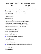 Đề thi thử tốt nghiệp THPT 2025 môn Địa lí bám sát đề minh họa - Đề 29