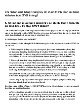 Chi nhánh mua hàng nhưng trụ sở chính thanh toán có được khấu trừ thuế GTGT không?