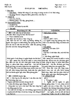 Giáo án phụ đạo môn Ngữ văn 8 học kỳ 2