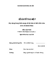 Báo cáo Đồ án: Xây dựng mạng xã hội chia sẻ kiến thức sinh viên môn Đồ án tốt nghiệp | Trường Đại học Bách Khoa Hà Nội