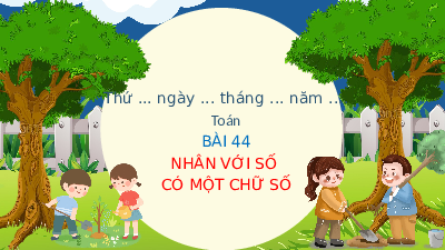 Giáo án điện tử Toán 4 Chân trời sáng tạo: Nhân, chia với 10,100,100,...
