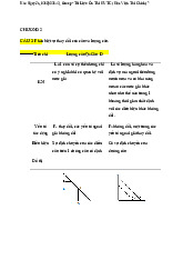 Bài tập ôn tập chương 2 môn Kinh tế vi mô 1 | Học viện Tài chính