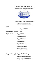 Báo cáo Sprint 2: Game 2D RPG môn Công nghệ phần mềm | Trường Đại học Thủy Lợi