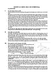 Bài giảng Cơ Nhiệt Môn Vật lý đại cương | Đại học Tài nguyên và Môi trường Hà Nội