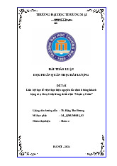 Nguyên tắc Định hướng Khách hàng của Coca Cola | Bài thảo luận Quản trị chất lượng