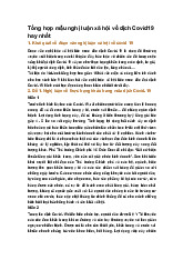 Tổng hợp mẫu nghị luận xã hội về dịch Covid19 hay nhất
