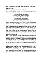 Bài thu hoạch cần kiệm liêm chính chí công vô tư mới nhất