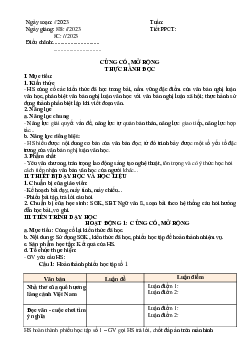 Giáo án Ngữ văn 8 Bài 8: Nhà văn và trang viết | Tiết củng cố mở rộng Thực hành đọc | Kết nối tri thức