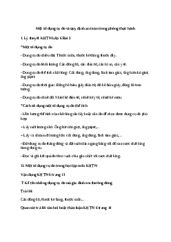 Giải KHTN Lớp 6 Bài 2: Một số dụng cụ đo và quy định an toàn trong phòng thực hành | Cánh diều