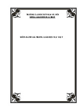 Tâm lý học giáo dục - Mẫu  cáo đánh giá trẻ em bằng thang đo Vineland II