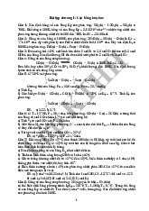 Bài tập chương I: Cân bằng hóa học | Bài giảng môn Hóa lý | Đại học Bách khoa hà nội