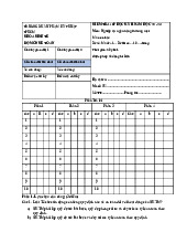 Đề kiểm tra 45p học kỳ 2 năm học 2022 - 2023 | Môn Nghiệp vụ Ngân hàng Thương mại - Đại học Sư phạm Kỹ thuật Thành phố Hồ Chí Minh