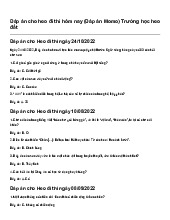 Đáp án cho heo đi thi hôm nay (Đáp án Momo) Trường học heo đất