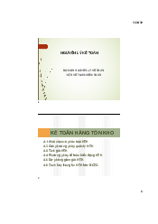 Slide bài giảng chương 4 hàng tồn kho - Nguyên lý kế toán | Đại học Kinh Tế Quốc Dân