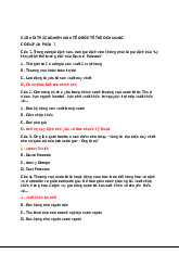 Câu hỏi trắc nghiệm kinh tế quốc tế - đề 1 và đáp án 10/10 | Tài chính quốc tế | Trường Học Viện nông nghiệp Việt Nam