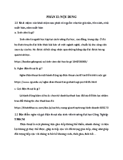 Phần 2: Nội dung?