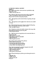 Câu hỏi trắc nghiệm - Kinh tế chính trị Mác - Lênin | Trường Đại học Mở Thành phố Hồ Chí Minh