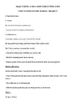 Tiếng Anh lớp 6 unit 9 Project